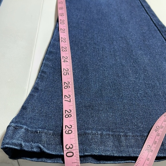 Pantete Womens High Waisted Bell Bottom flare belted Jeans size M NWTs - Picture 10 of 11
